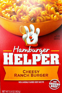 Hamburger Helper Cheesy Ranch Burger