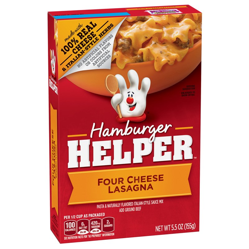 Hamburger Helper Four Cheese Lasagna 5.5 oz/155g