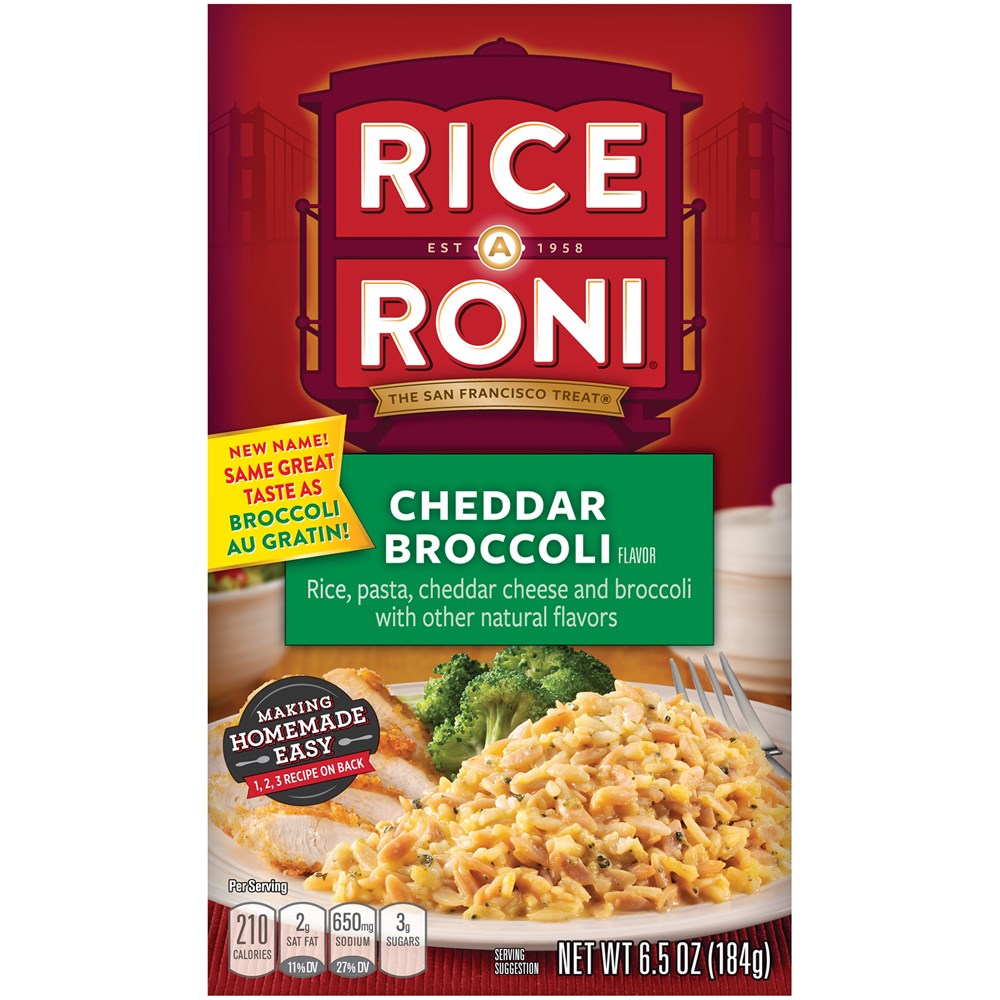 Rice A Roni Cheddar & Broccolli 6.5oz/184g