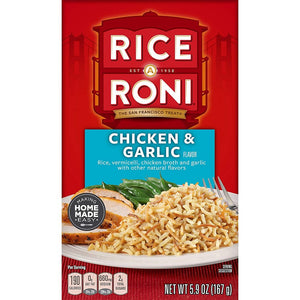 Rice A Roni Chicken & Garlic 5.9oz/167g