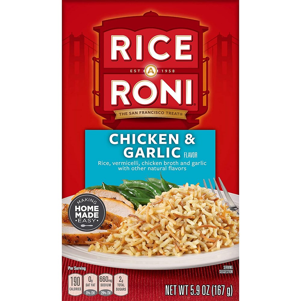 Rice A Roni Chicken & Garlic 5.9oz/167g