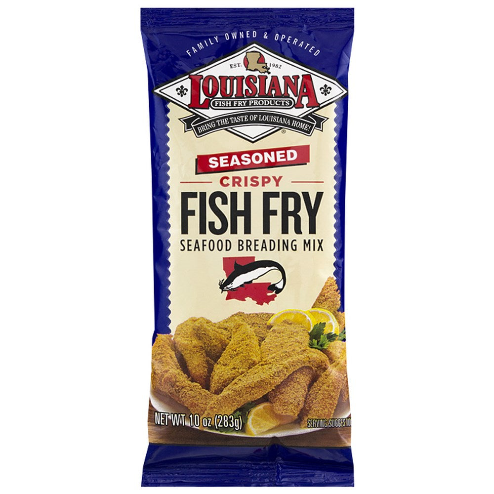 Louisiana FFP Fish Fry Seasoned Crispy 10oz/283g (Best Before 11 Aug 2025)