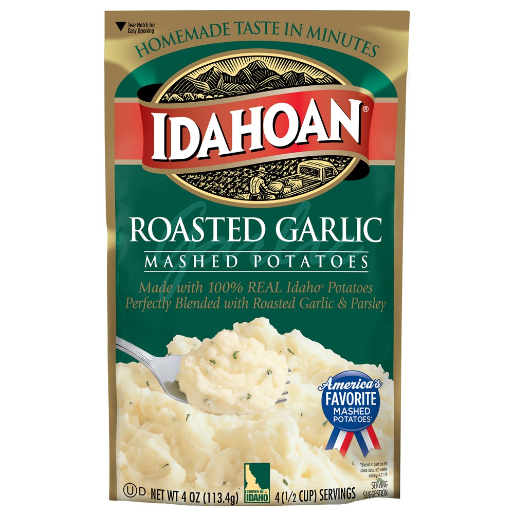 Idahoan Roasted Garlic Mashed Potatoes 4oz/113.4g