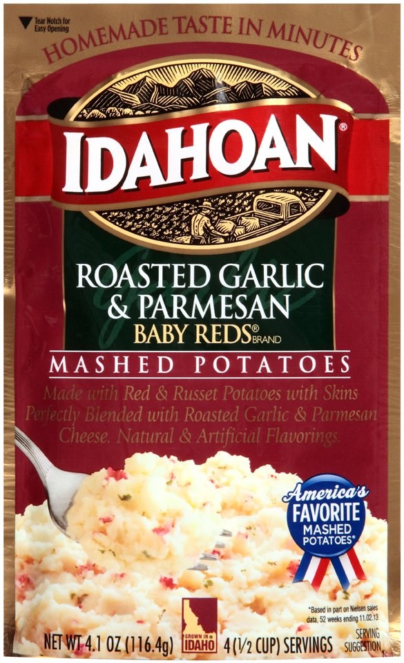 Idahoan Roasted Garlic & Parmesan Mashed Potatoes 4.1oz/116.4g