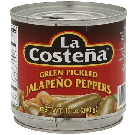 La Costena Pickled Jalapeno Peppers Whole 12oz/340g