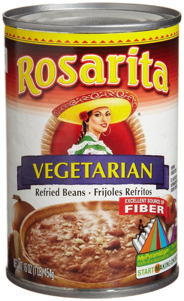 Rosarita Vegetarian Refried Beans 16oz/454g