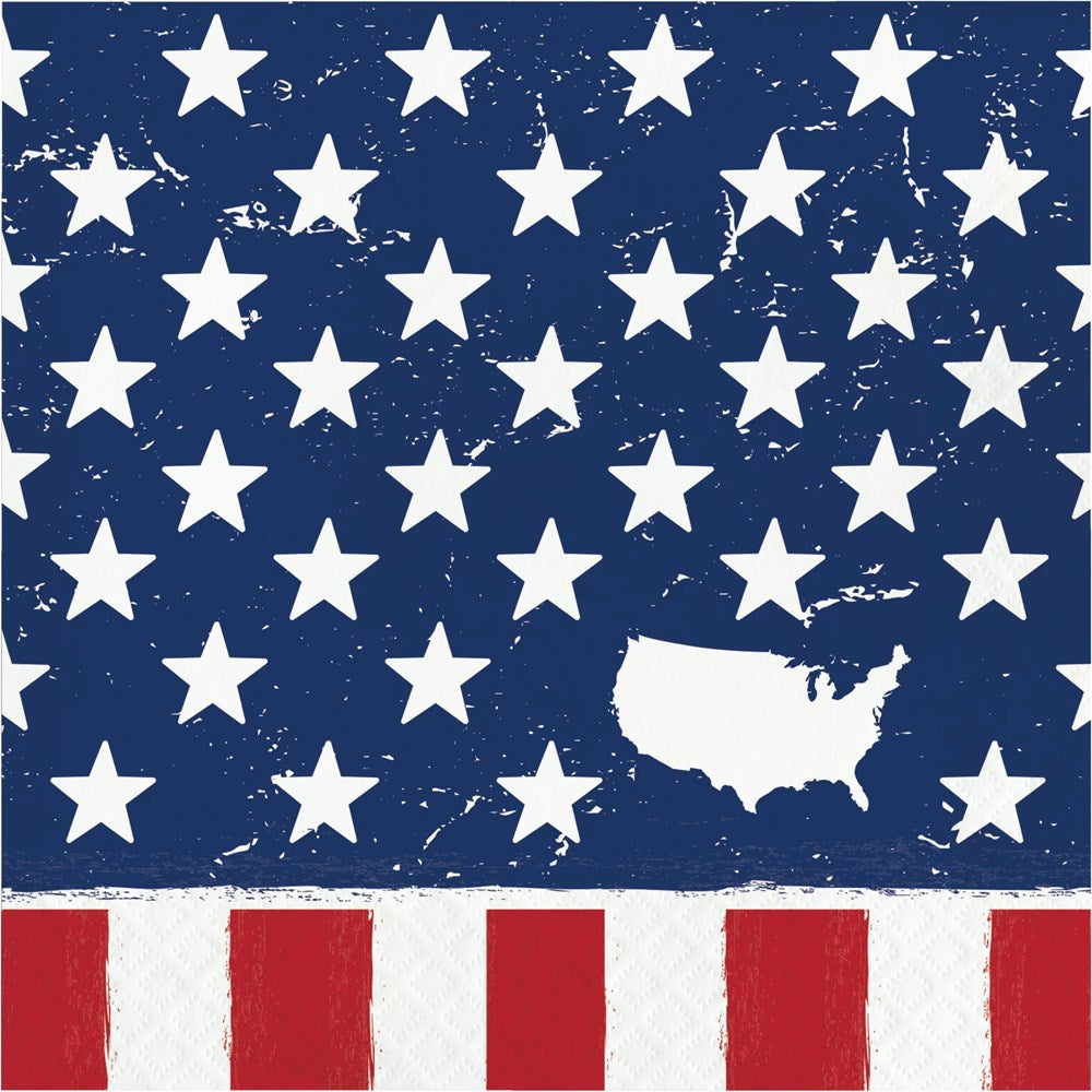 Stars & Stripes Celebrate Napkins 24