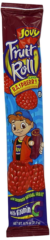Jovy Fruit Roll Raspberry 0.75oz/21.2g