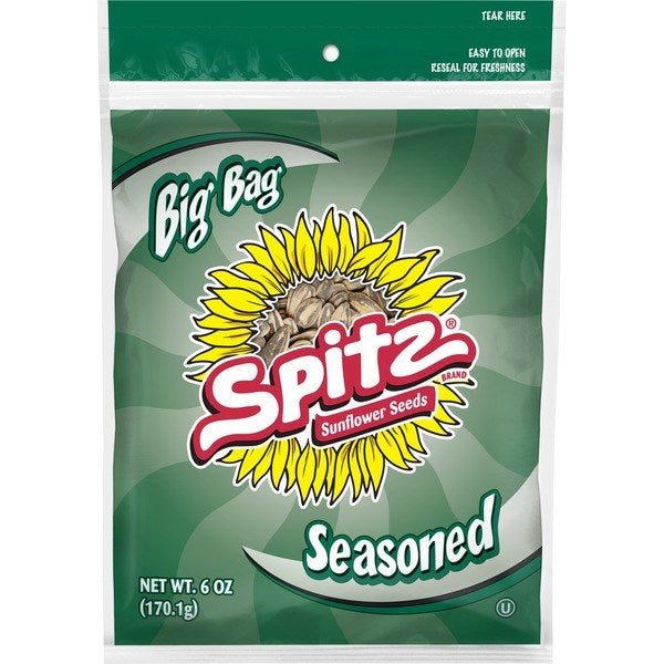 Spitz Sunflower Seeds Seasoned 6oz/170.1g