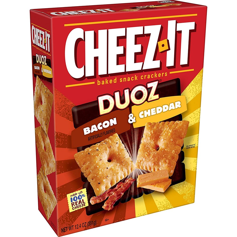Cheez-it Duoz Bacon & Cheddar 12.4oz/351g