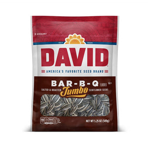 David Jumbo Bar B Q Sunflower Seeds 5.25oz/149g
