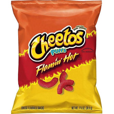 Cheetos Puffs Flamin Hot 1.375oz/38.9g
