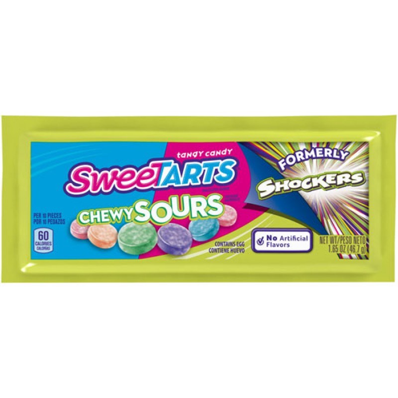 Sweetarts Chewy Extreme Sours (Shockers) - 1.8 oz roll