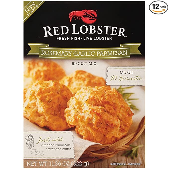 Red Lobster Biscuit Mix Rosemary Garlic Parmesan 11.36oz/322g