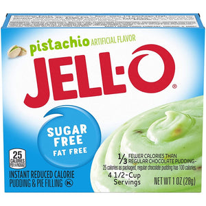 Jello Pistachio Sugar Free Flavor Instant Pudding & Pie Filling 1oz/28g