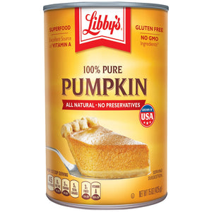 Libbys Pumpkin 100% Pure 15oz/425g