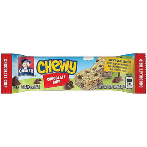 Quaker Chewy Granola Bars Choc Chip 0.84oz/24g              3287