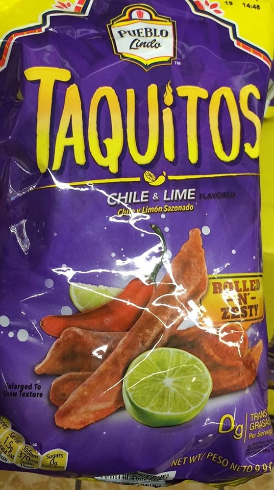 Pueblo Lindo Taquitos Chile Lime 9.9oz 280g US2U Johnsonville