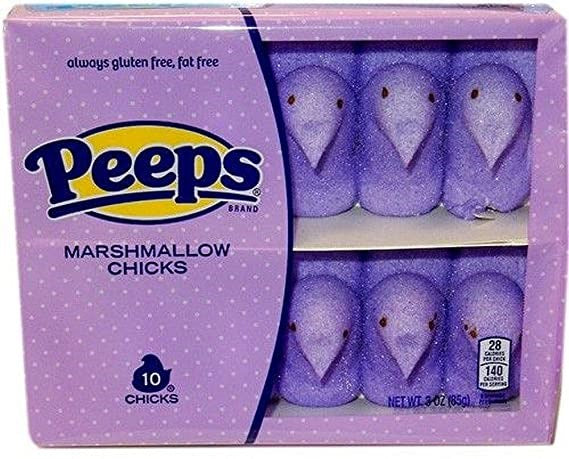 Peeps Chicks Purple 10pk 3oz/85g