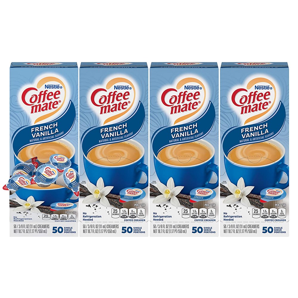 Nestle Coffee Mate Liquid 50box French Vanilla 18.7floz/550ml