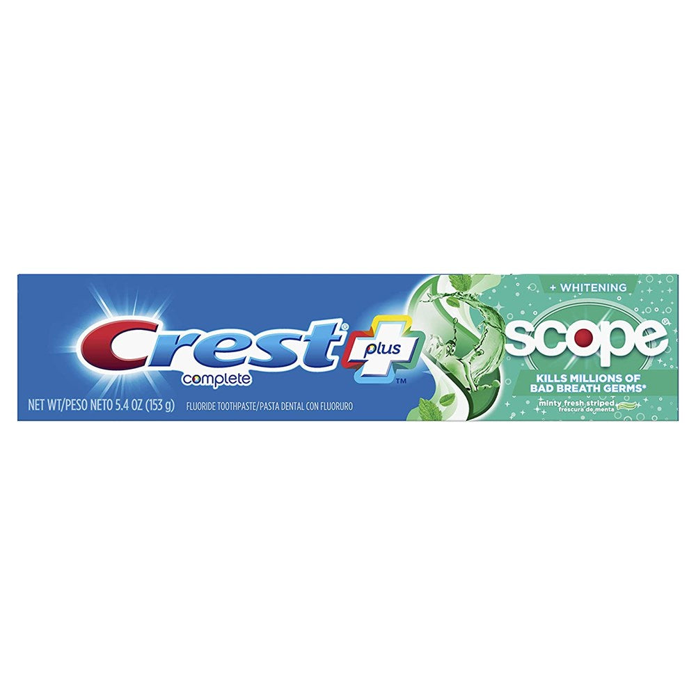Crest Complete Plus with Scope Whitening 5.4oz/153g