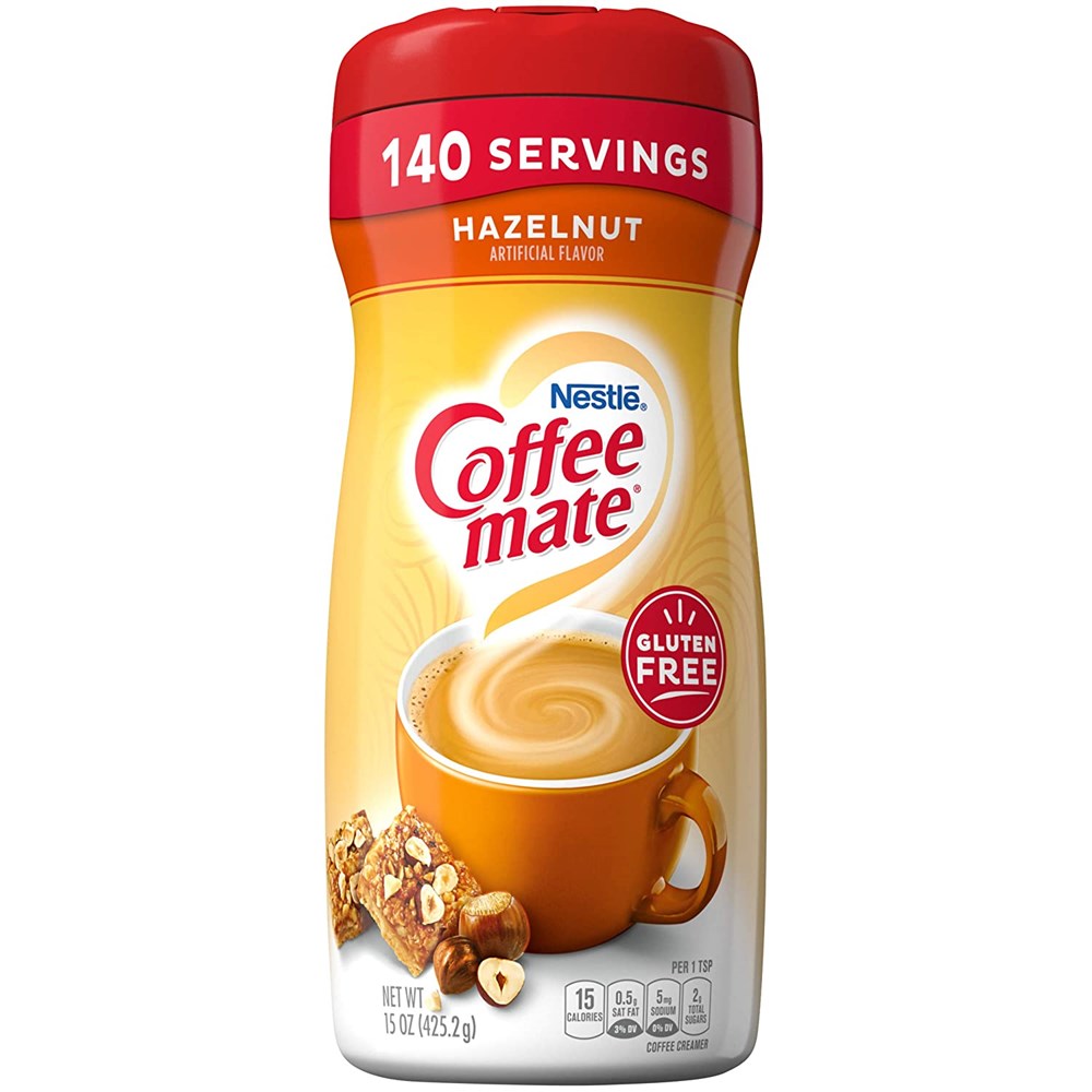 Nestle Coffee Mate Powder 15oz Hazelnut 15oz/425.2g