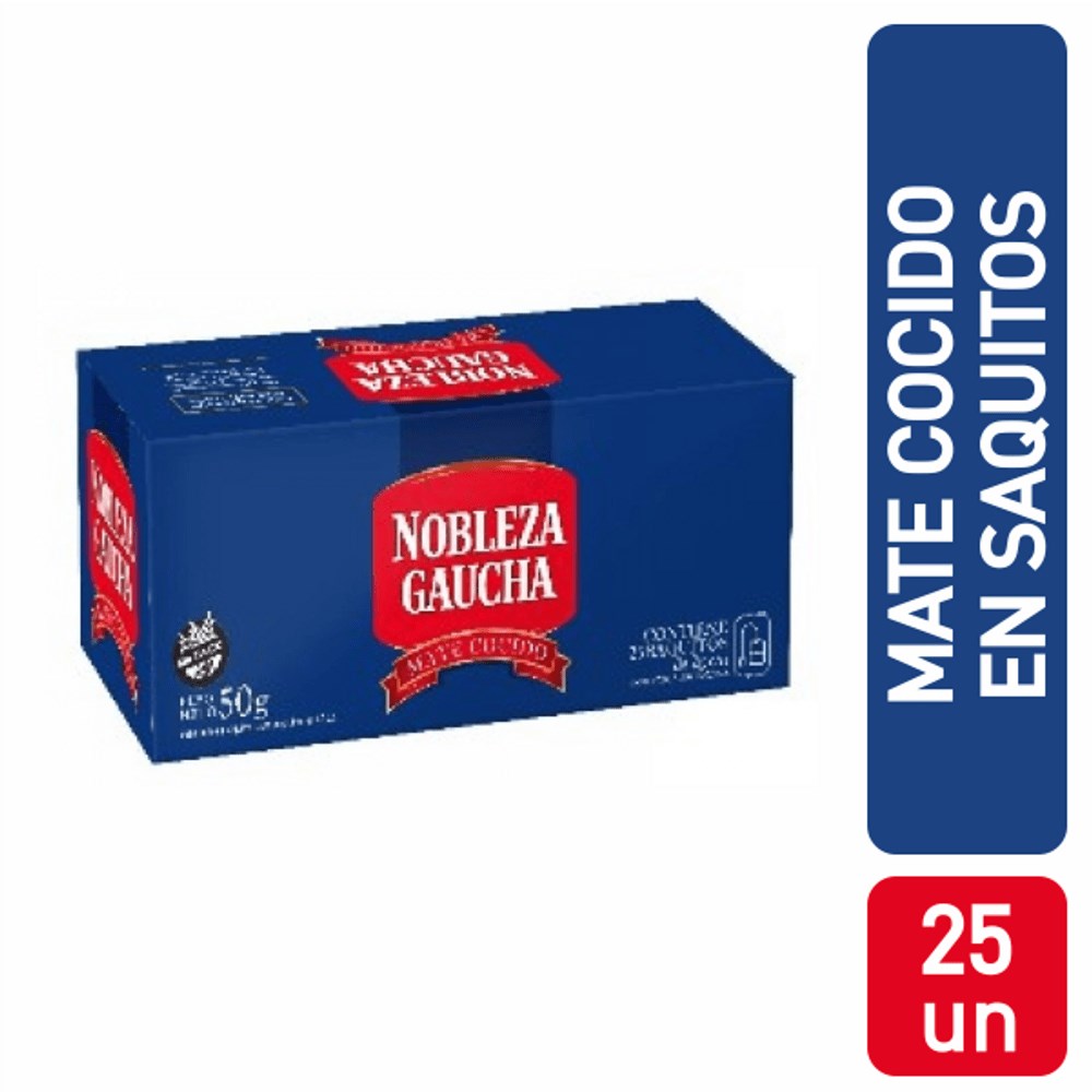 Nobleza Gaucha Yerba Mate Tea Bags 25 bags