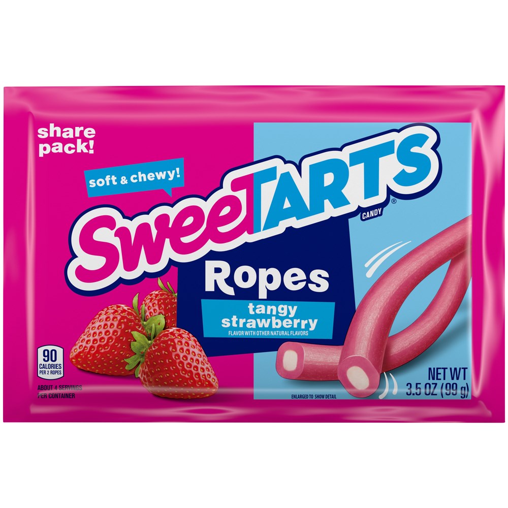 Sweetarts Ropes Tangy Strawberry 3.5oz/99g