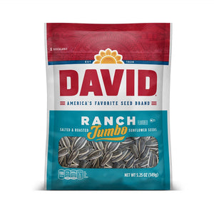 David Jumbo Ranch Sunflower Seeds 5.25oz/149g