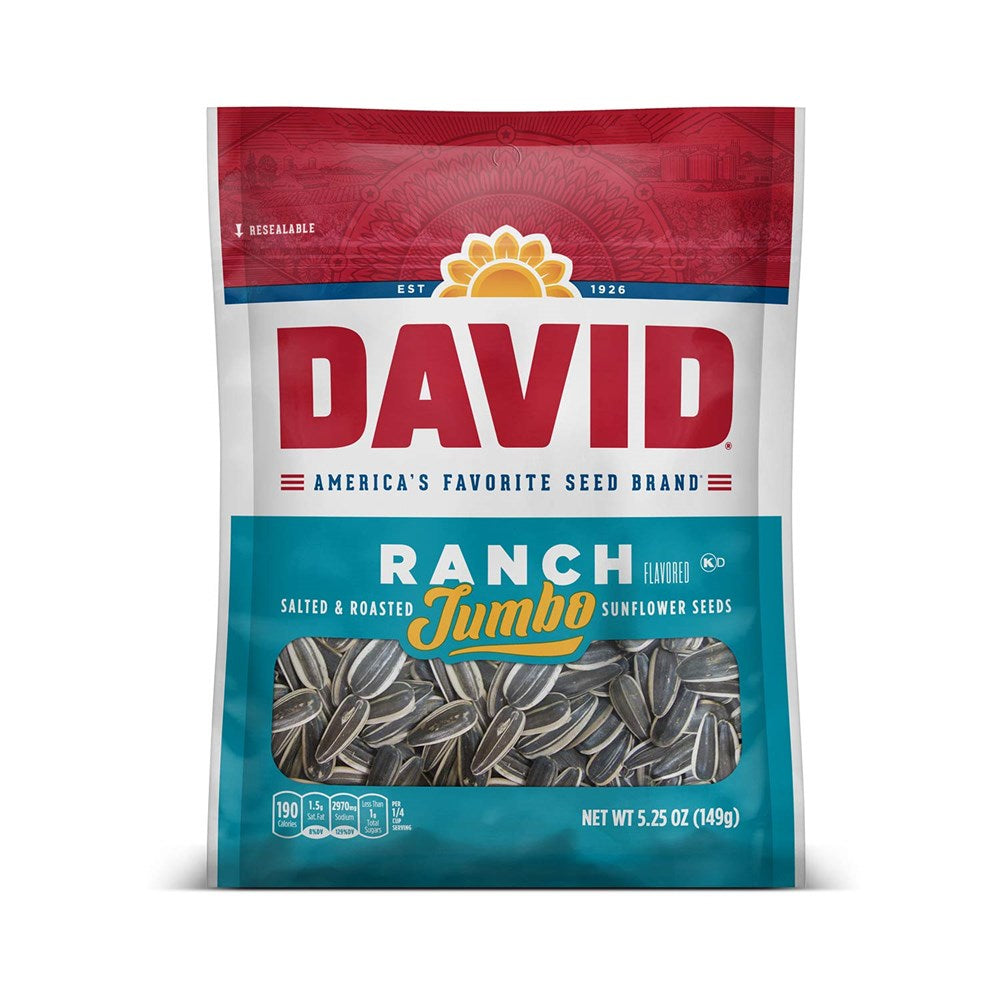 David Jumbo Ranch Sunflower Seeds 5.25oz/149g