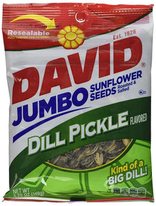 David Jumbo Dill Pickle Sunflower Seeds 5.25oz/149g