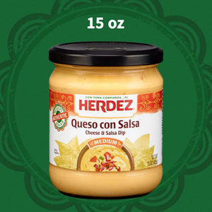 Herdez Queso Con Salsa Creamy Dip Medium 15oz/425g