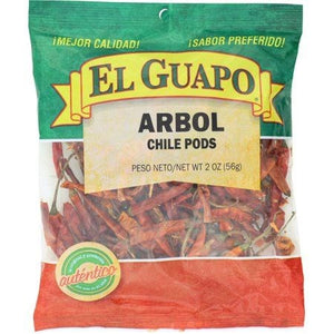 El Guapo Chile Pods Arbol 2oz/56g