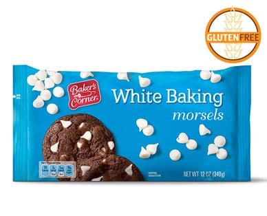 Bakers Corner Morsels White Baking 12oz/340g