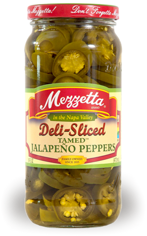 Mezzetta Sliced Tamed Jalapeno Peppers - Medium 16floz/473ml
