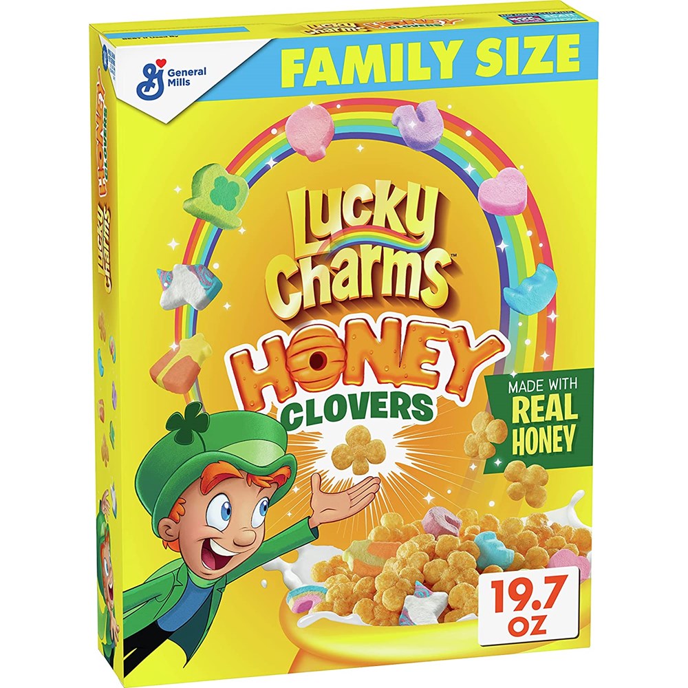 GM Lucky Charms Clovers Family Size 19.7oz/558g