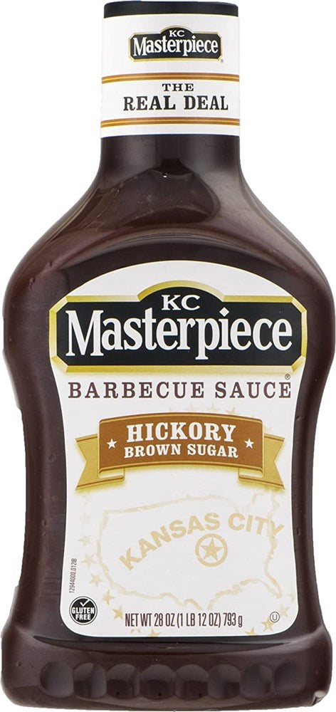KC Masterpiece Hickory Brown Sugar BBQ Sauce 28oz/793g