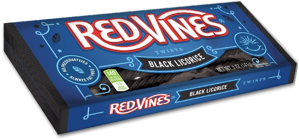Red Vines Twist - Black Licorice 5oz/141g