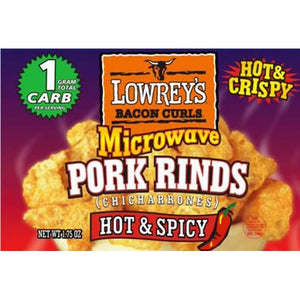 Lowreys Hot & Spicy Pork Rinds 1.75oz/49g