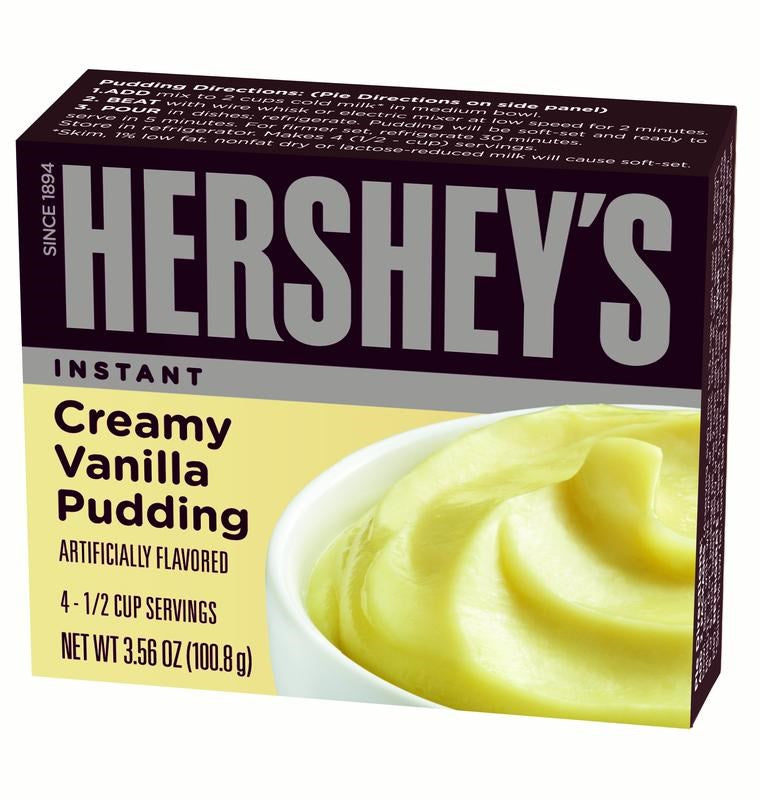 Hersheys Instant Creamy Vanilla Pudding 3.56oz/100.8g
