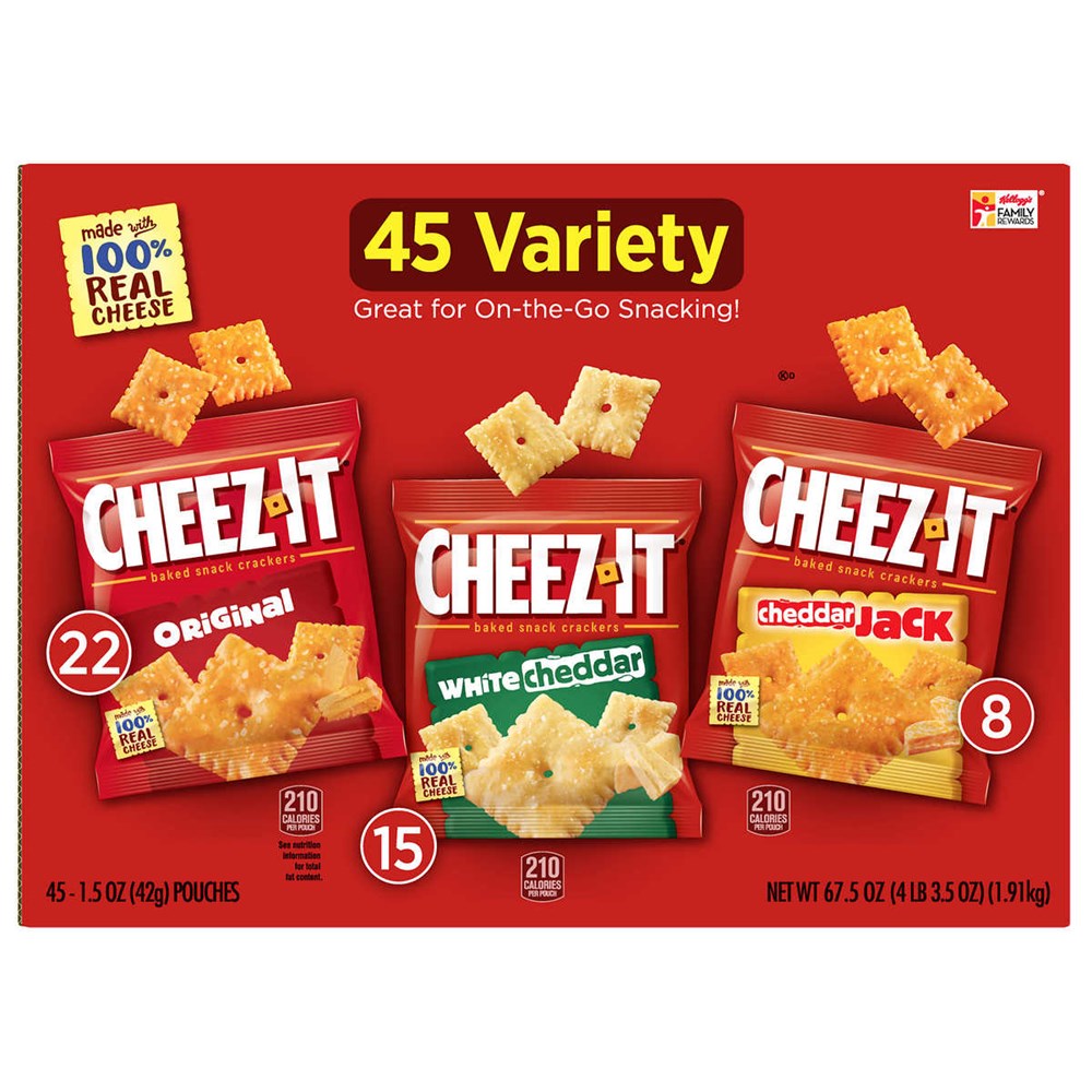 Cheez-it Variety 1.5oz 45pk