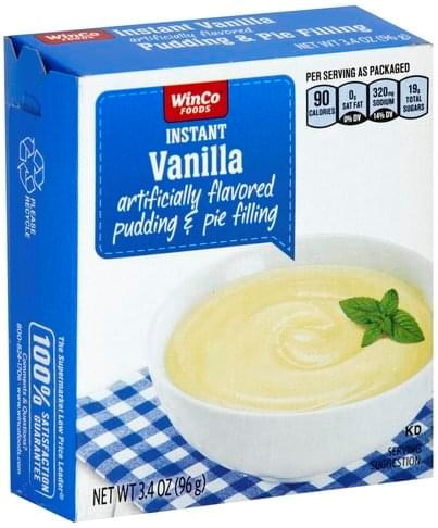 Winco Instant Pudding Vanilla 3.4oz/96g