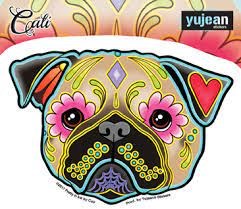Yujean Pug Sticker