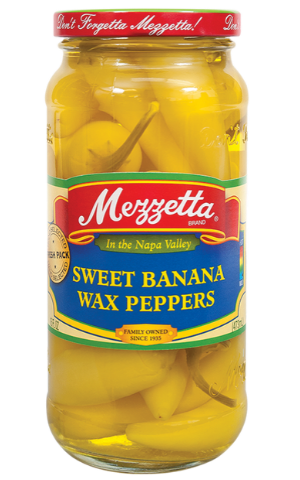 Mezzetta Sweet Banana Wax Peppers 16floz/473ml