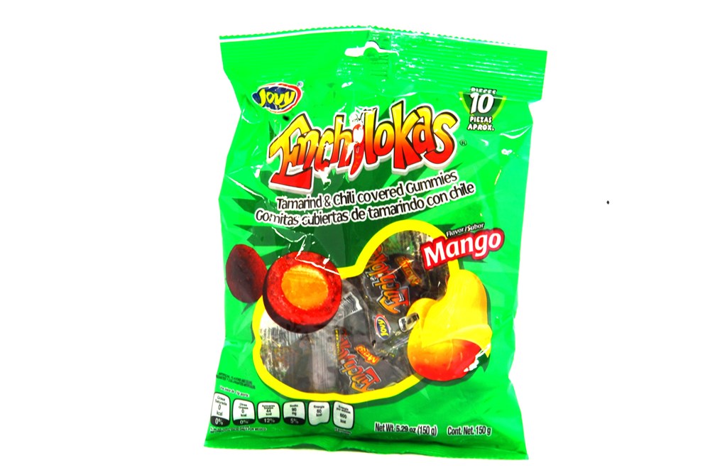 Jovy Enchilokas Mango Tamarind & Chili Covered Gummies 5.29oz/150g