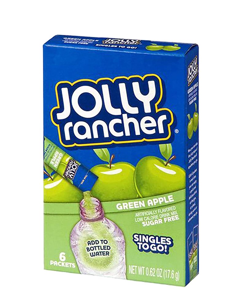 Jolly Rancher to GO 6 Single Green Apple mix 6pk 0.62oz/17.6g