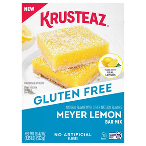 Krusteaz Gluten Free Meyer Lemon Bar Mix 18.42oz/522g
