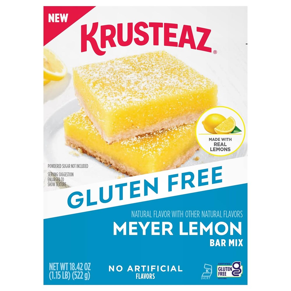 Krusteaz Gluten Free Meyer Lemon Bar Mix 18.42oz/522g