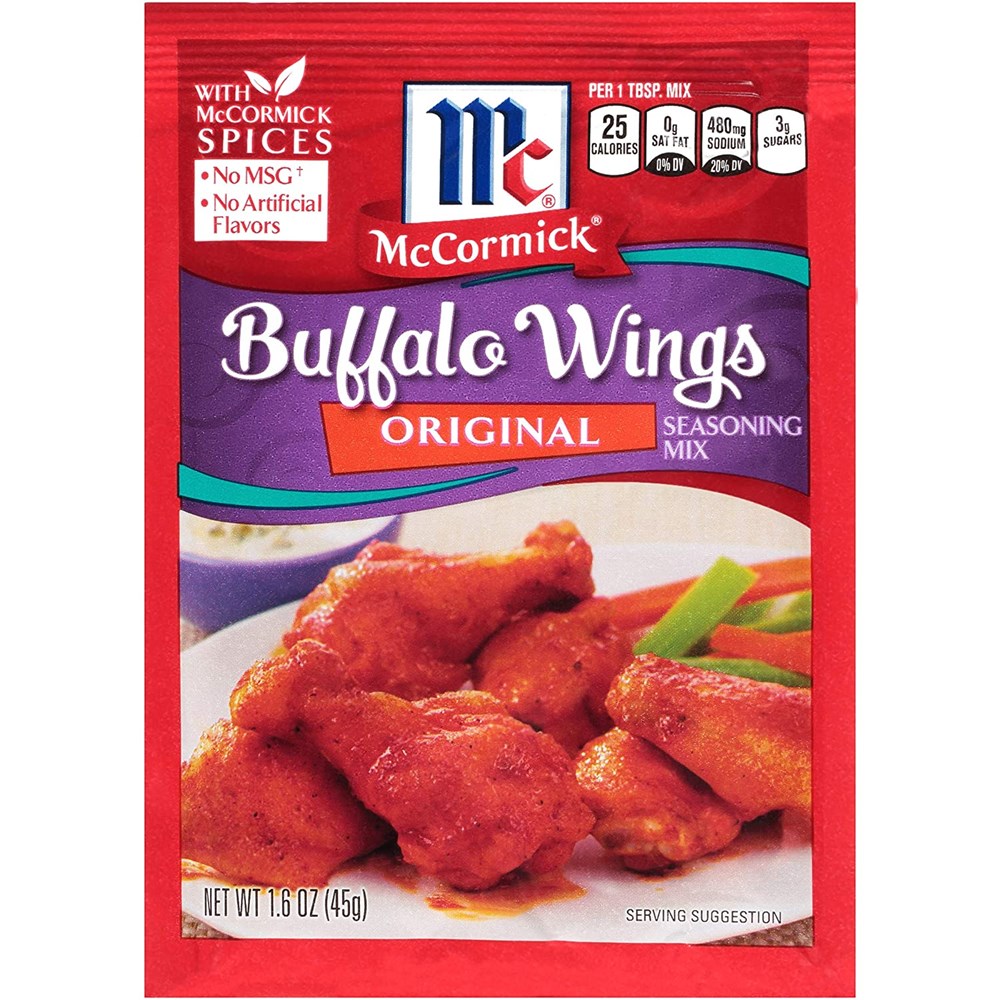McCormick Original Buffalo Wings Mix 1.6oz/45g