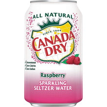 Load image into Gallery viewer, Canada Dry Seltzer Water Raspberry 12floz/355ml
